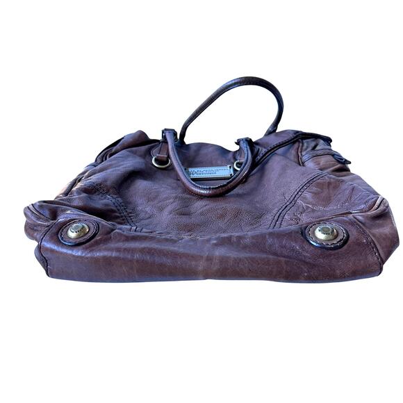 Marc by Marc Jacobs Shoulder Bag Brown Faux Leather Standard Supply 14"x14"x5" - Picture 10 of 12